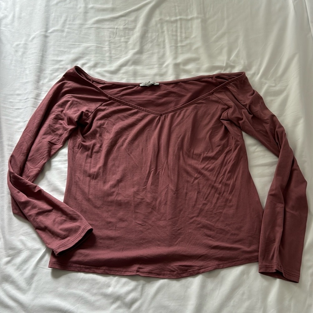 Off the shoulder shirt